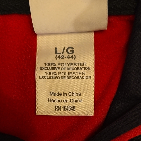 Red Detroit Red Wings Hoodie LOT I - Picture 6 of 10